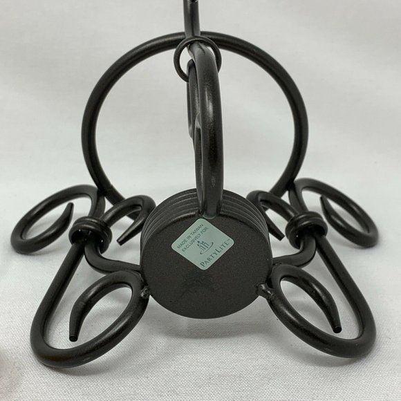 PartyLite Candle Scroll Tealight holder Wax Warmer - Picture 4 of 6